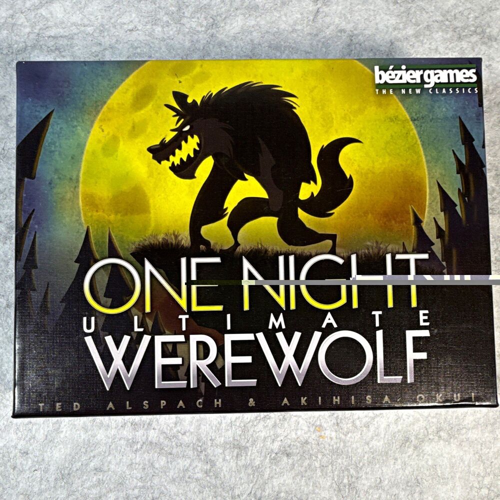 Bezier Games One Night Ultimate Werewolf Social Deduction 3+ 8+ 2013